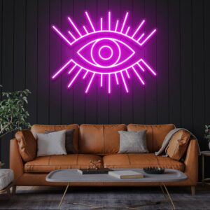 Neon LED ženklas "Akis"