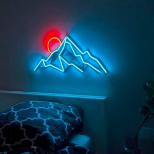Neon LED ženklas "Everestas"