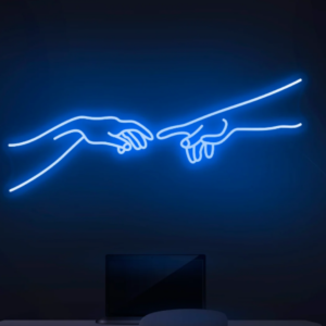 Neon LED ženklas "Prisilietimas"