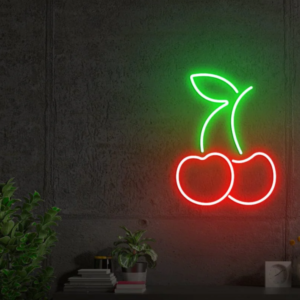 Neon LED Ženklas "Cherry"