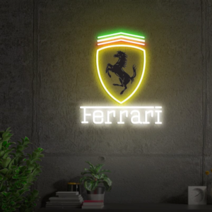 Neon LED ženklas "Ferrari"