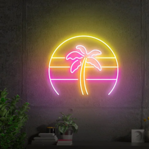 Neon LED ženklas "MIAMI VIBES"